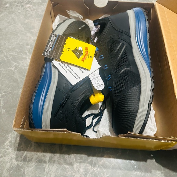 Herman Survivors Cassle Womens Black Composite Toe Work Safety Shoes SZ 11 - Picture 7 of 7